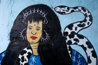 Voodoo Goddess, Voodoo Shrine in Cotonou, Benin